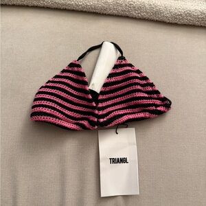 triangl vinca caro crochet bikini top